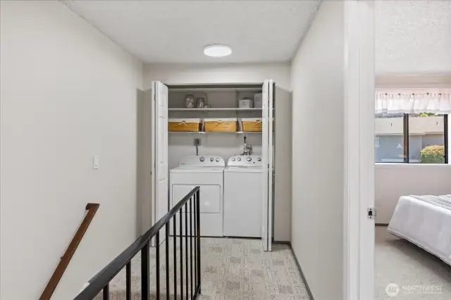 New Washer and dryer upstairs