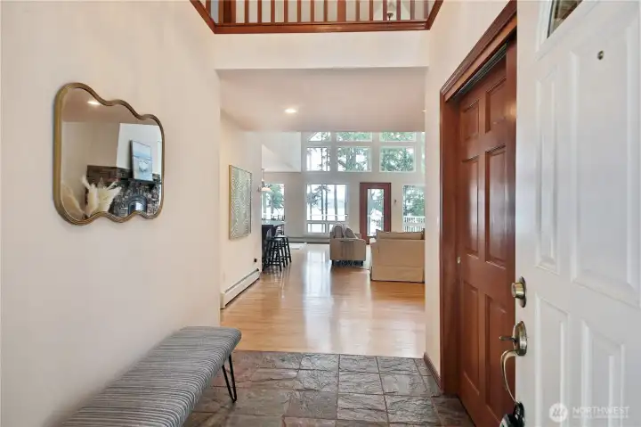 Spacious Entrance Leads Into Great Room