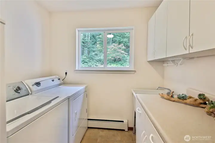 Laundry Room With Wash Sink Located On Main Level