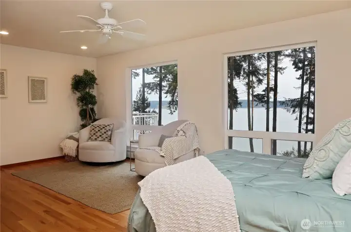 Take In The Breathtaking Water Views From The Comfort Of Your Bedroom