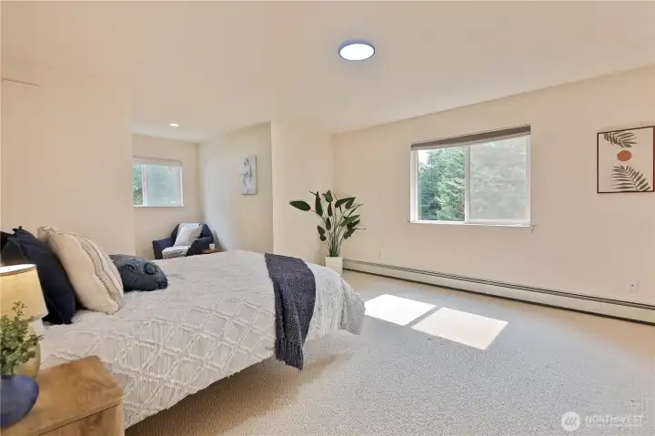 Upstairs Bedroom #2 With South + East Facing View