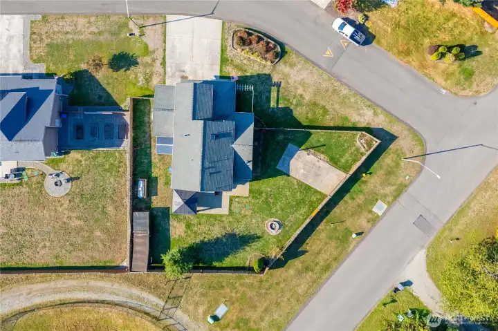 So much space to enjoy! Check out this aerial view of the property