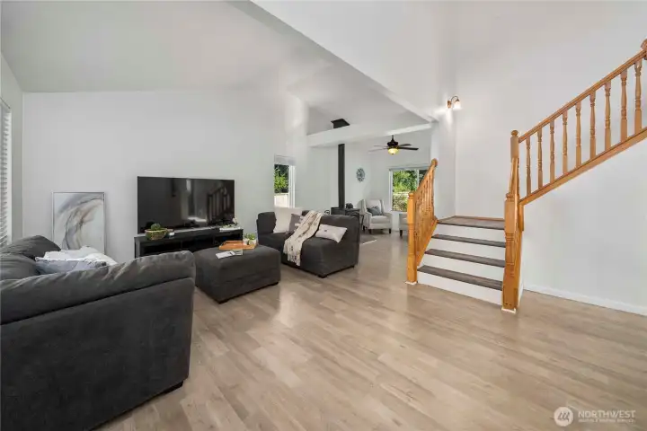 Modern updates include fresh interior paint and luxury vinyl plank flooring
