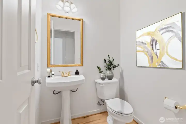 Main floor powder bath.