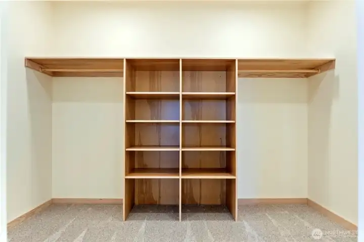 Large primary closet