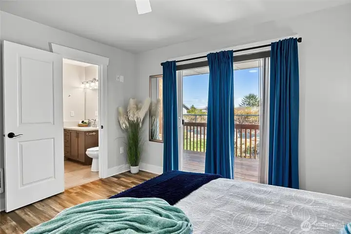 Primary Bedroom with Access to Back Deck