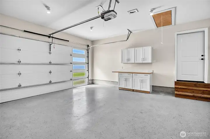 Garage - Storage, Wired for Generator & 50 RV/EV Plug