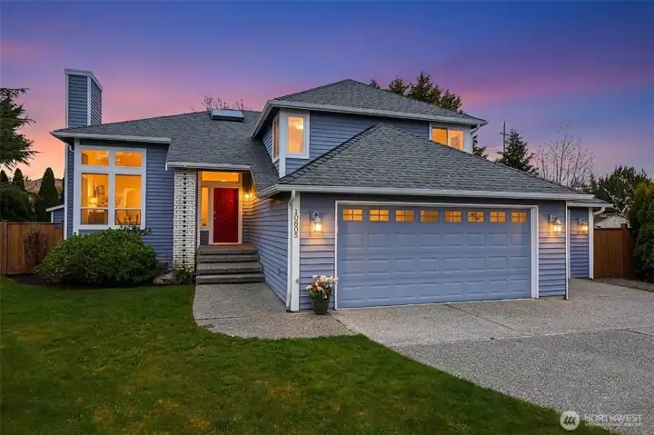 Set on a quiet cul-de-sac with ample driveway parking and a 3-car garage.