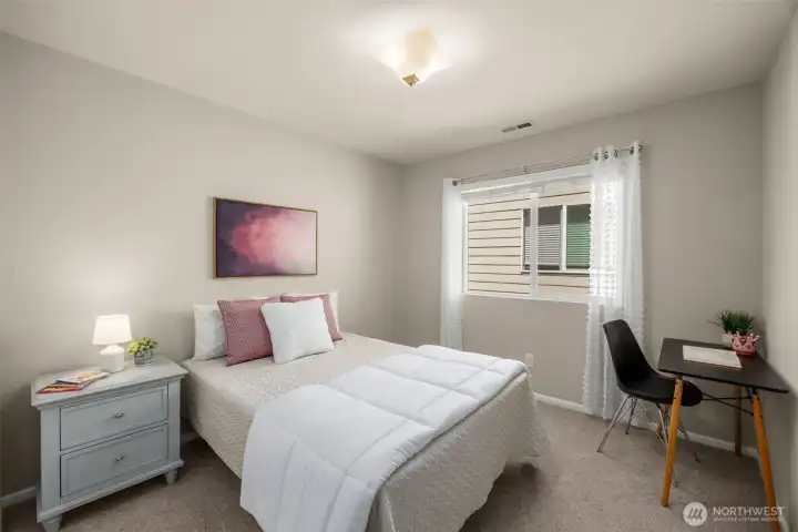 One of the spacious four bedroom upstrairs