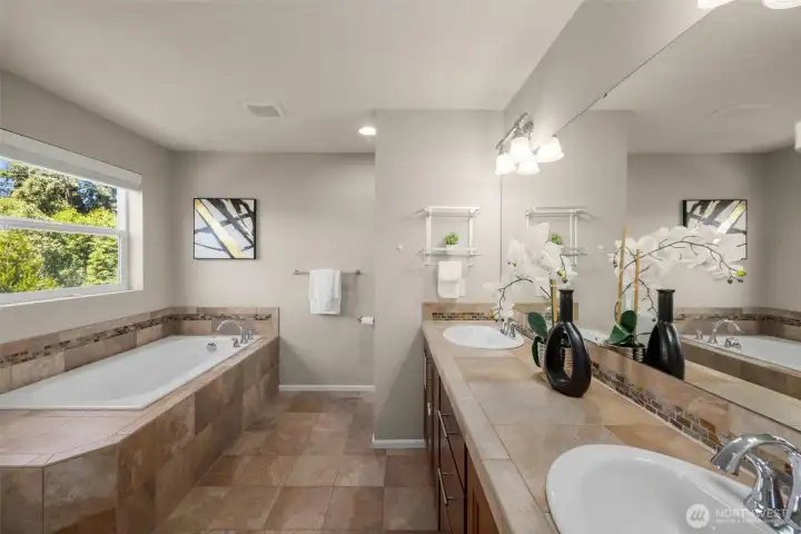 Gorgeous master bathroom