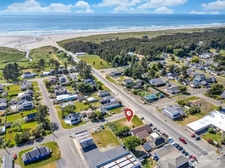 Commercial-zoned lot in the heart of Ocean Park. Excellent visibility along Bay Avenue with easy access from nearby businesses, shops, and local services.