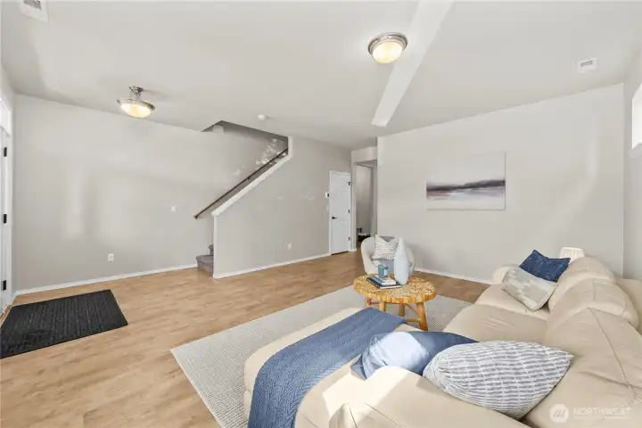 Generously sized living room offering comfortable everyday living