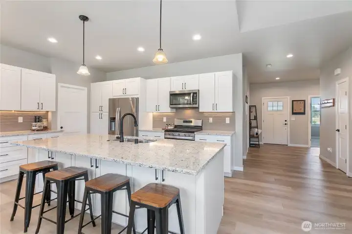 open concept kitchen