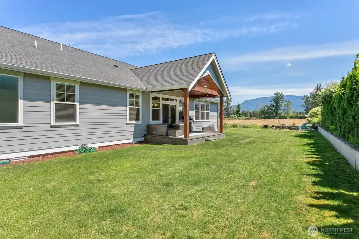 Large yard