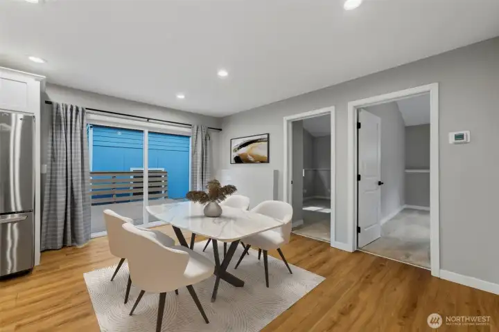 Virtually staged