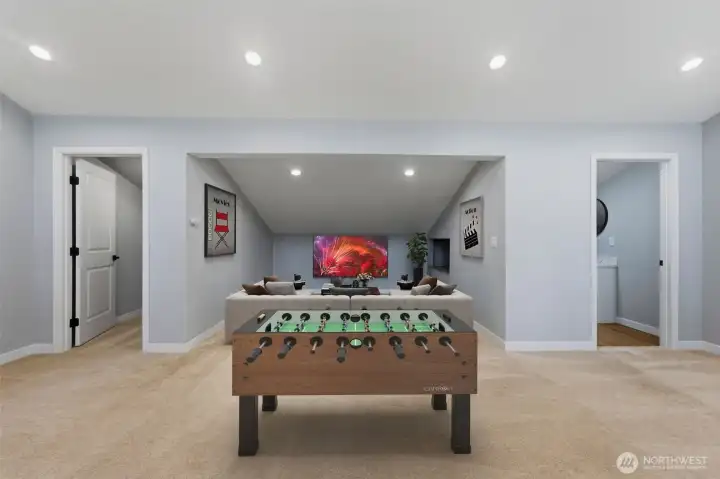 Virtually staged