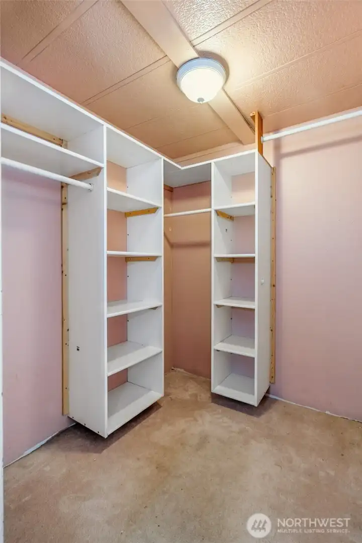 Walk-in closet, Primary bathroom