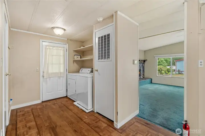 Laundry area