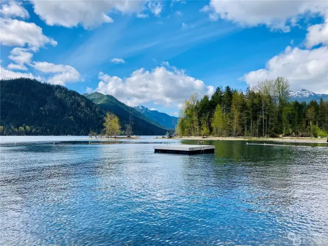 Lake Cushman Division 1 swimming Dock