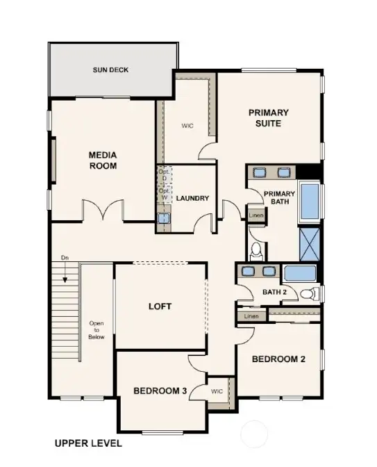 Disclaimer-2nd Floor-Marketing rendering of floor plan, illustrative purposes only-may vary per location.