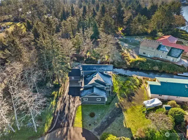 Aerial photo of the neighborhood