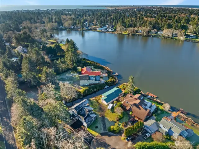 Home located on a canal off duck lake but also central to the ocean and bay