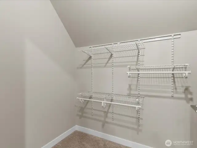 Walk-in closet off the primary.