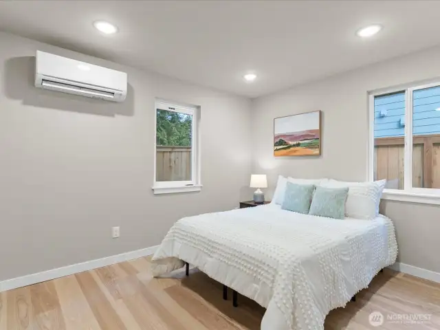 Beautiful guest room on the main floor.