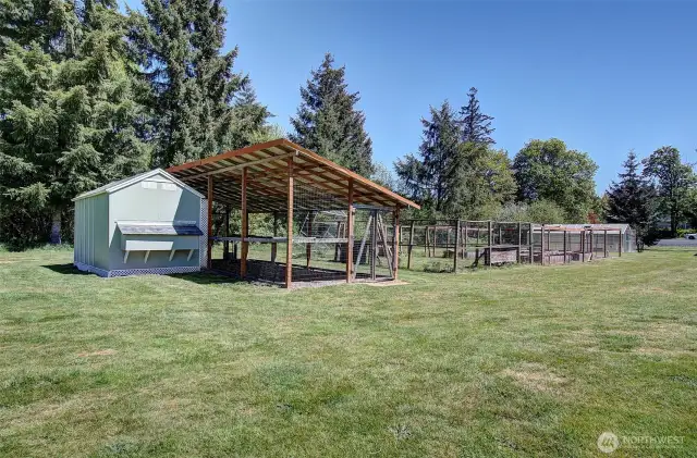 Chicken Coop and raised    garden area
