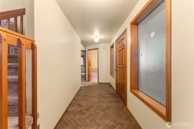 Front hall to primary suite