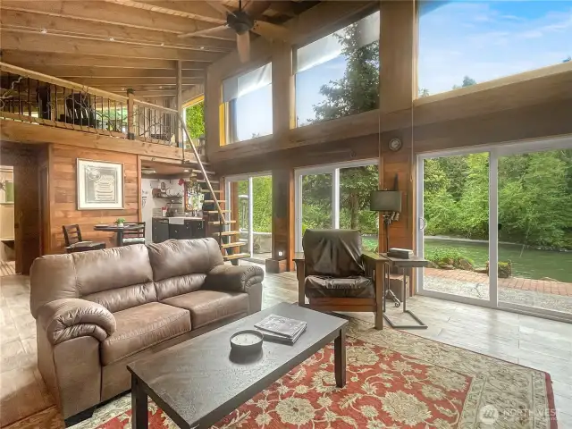 LODGE STYLE LIVING ROOM
