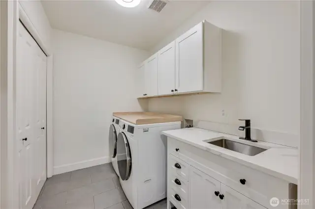 Utility Room on the Main Floor