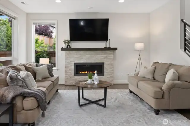 Enjoy your evenings here by the fire!