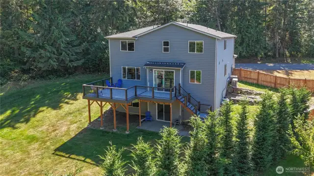 Sit on your deck and listen to the birds or watch wildlife around you. It's so peaceful here.