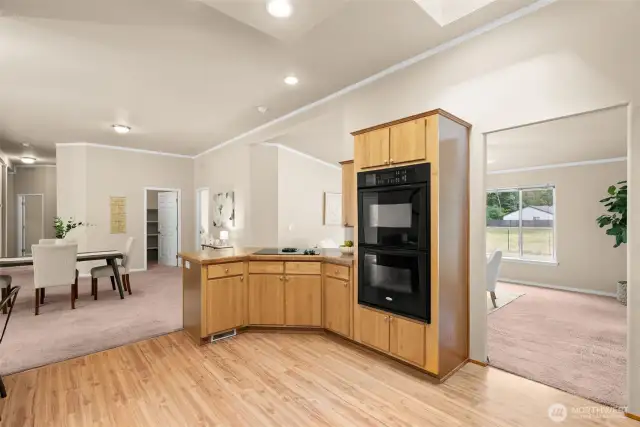 The open concept kitchen, dining, and living spaces means you can cook, host, and connect with family and friends all at once. A seamless layout that brings everyone together.
