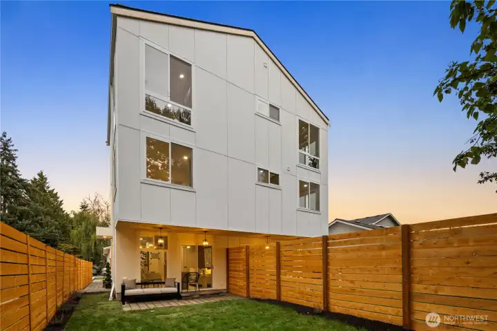 Fully Fenced Backyard