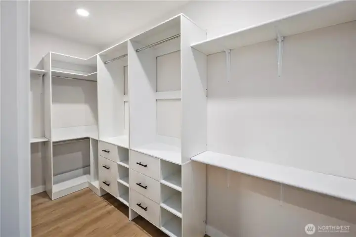 Primary Walk in Closet