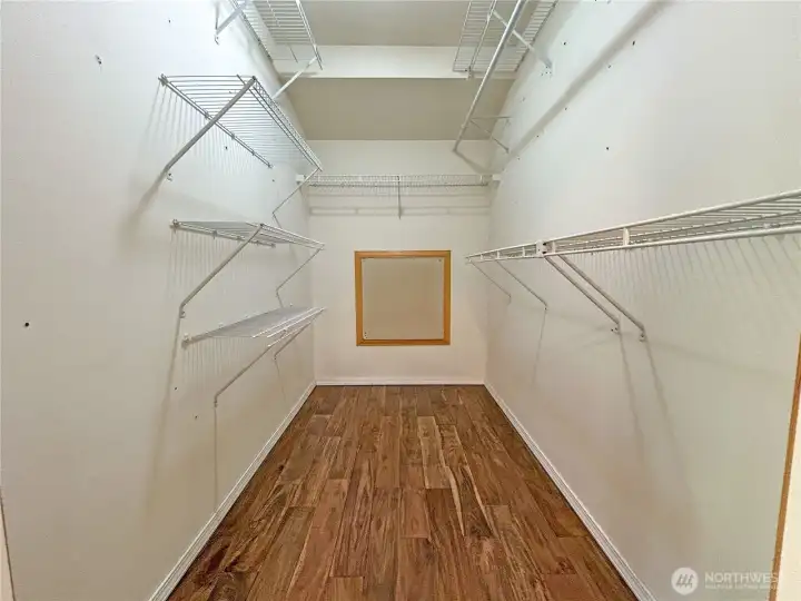 Primary Walk in Closet