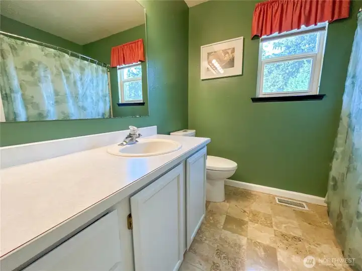 Upstairs bathroom