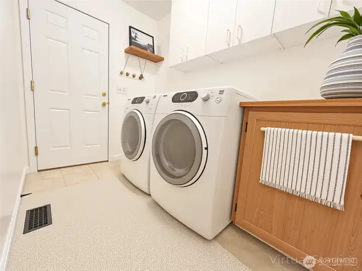 Laundry Room staged