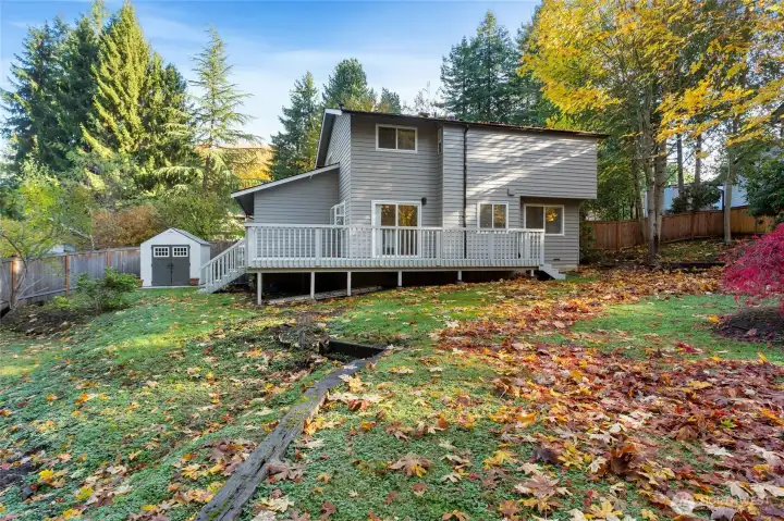 Unique and gorgeous home from the back