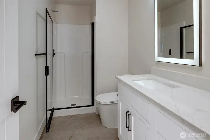 Jack n jill style ground floor bathroom.