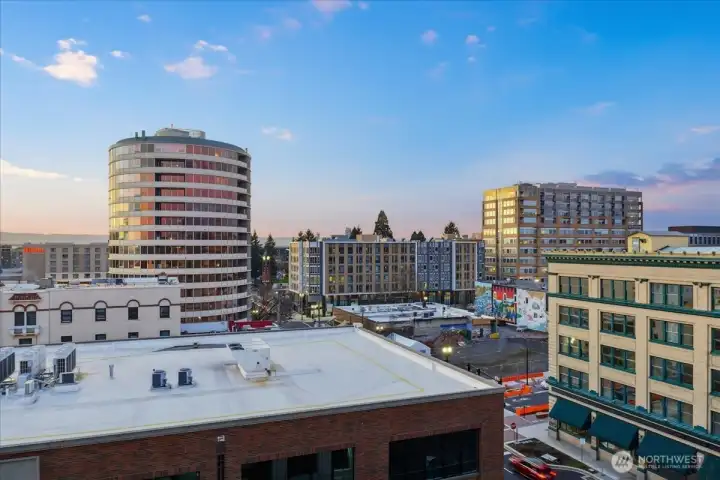View from Balcony--Downtown Vancouver