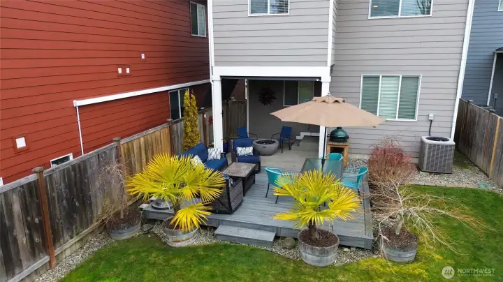 Patio and deck