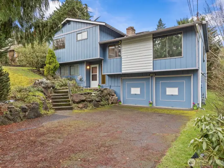 Down a long driveway and tucked back off the dead end road, this home has been loved by the same owner for 50 years.