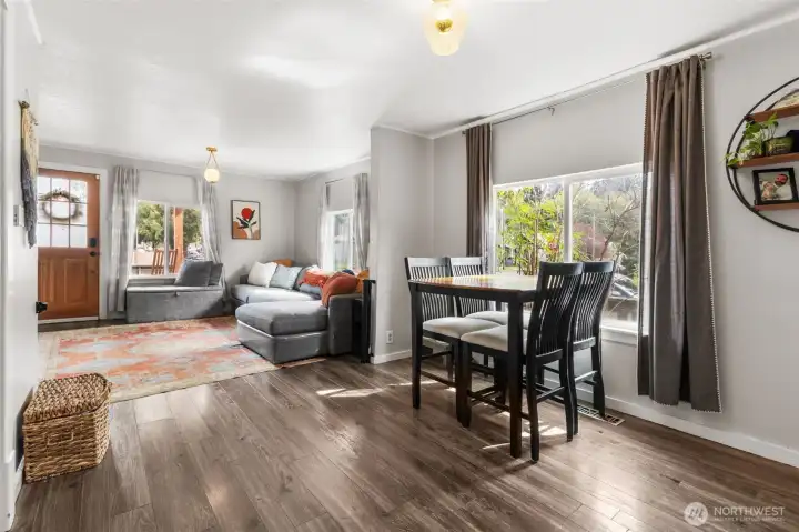 Dedicated dining room offers a comfortable setting for meals and entertaining.