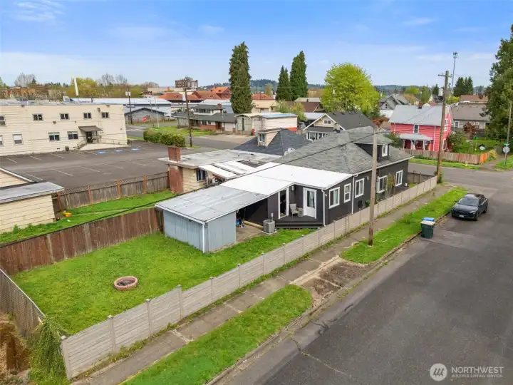 Enjoy a fully fenced yard with room to create a covered outdoor living space for year-round enjoyment