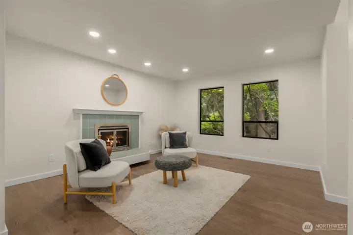 Spacious family room
