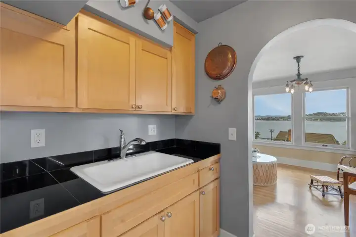 Another view of the kitchen