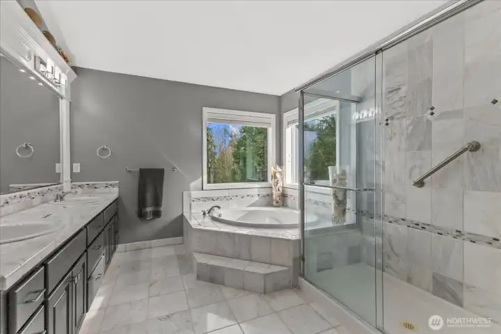 Beautiful marble floors